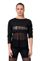 T-shirt pour femme Nebbia  Mesh T-shirt 805 black