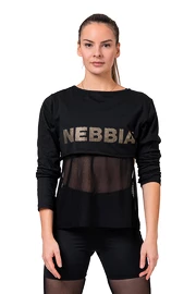 T-shirt pour femme Nebbia Mesh T-shirt 805 black
