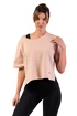 T-shirt pour femme Nebbia  Organic Cotton Loose Fit “The Minimalist” Crop Top 417 salmon