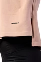 T-shirt pour femme Nebbia  Organic Cotton Loose Fit “The Minimalist” Crop Top 417 salmon