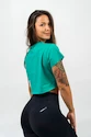 T-shirt pour femme Nebbia  Oversized Crop Top green