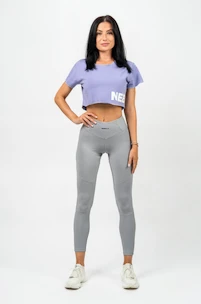 T-shirt pour femme Nebbia  Oversized Crop Top purple