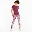 T-shirt pour femme Puma  Run 5K Logo Tee Grape Wine