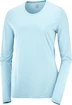 T-shirt pour femme Salomon  Agile LS Tee Crystal Blue S