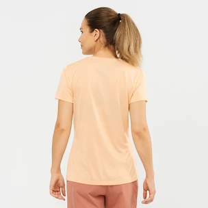 T-shirt pour femme Salomon  Agile SS Tee W Almond XS