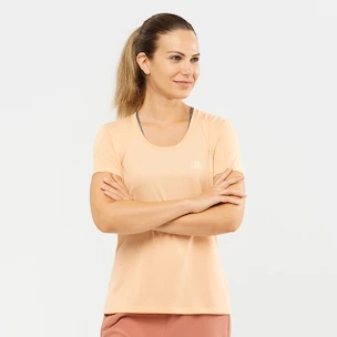 T-shirt pour femme Salomon  Agile SS Tee W Almond XS