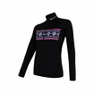 T-shirt pour femme Sensor  Coolmax Thermo FZ LS Black