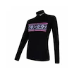 T-shirt pour femme Sensor  Coolmax Thermo FZ LS Black S