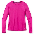 T-shirt pour femme Smartwool  Merino Sport 120 Long Sleeve Festive Fushia M