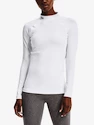 T-shirt pour femme Under Armour ColdGear Authentics Mockneck-WHT