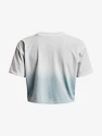 T-shirt pour femme Under Armour  DIP DYE CROP SS-GRY