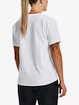 T-shirt pour femme Under Armour  Esential Cttn Stretch Tee-WHT