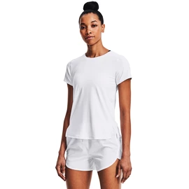 T-shirt pour femme Under Armour IsoChill Run Laser Tee-WHT