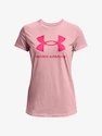 T-shirt pour femme Under Armour  SPORTSTYLE LOGO SS-PNK