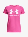 T-shirt pour femme Under Armour  SPORTSTYLE LOGO SS-PNK