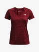 T-shirt pour femme Under Armour  Tech SSV - Twist-RED