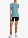 T-shirt pour femme Under Armour  Tech Tiger SSC-BLU