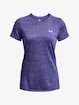 T-shirt pour femme Under Armour  Tech Tiger SSC-BLU