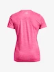 T-shirt pour femme Under Armour  Tech Twist LC Crest SSV-PNK