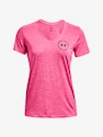 T-shirt pour femme Under Armour  Tech Twist LC Crest SSV-PNK