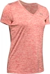 T-shirt pour femme Under Armour  Tech V-Neck Twist Red