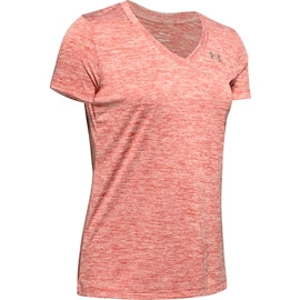 T-shirt pour femme Under Armour Tech V-Neck Twist Red