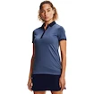 T-shirt pour femme Under Armour  Zinger SS Novelty Polo Mineral Blue