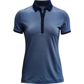 T-shirt pour femme Under Armour Zinger SS Novelty Polo Mineral Blue