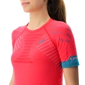 T-shirt pour femme UYN  RUNNING ULTRA1 OW SHIRT rose red