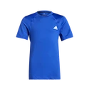 T-shirt pour garçon adidas Aeroready Graphic Bold Blue 140 cm