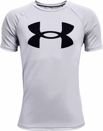 T-shirt pour garçon Under Armour Tech Big Logo SS Grey