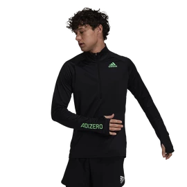 T-shirt pour homme adidas Adizero Warm 1/2 Zip LS Black