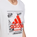 T-shirt pour homme adidas  Fast GFX white