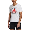 T-shirt pour homme adidas  Fast GFX white L