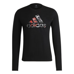 T-shirt pour homme adidas  Fast Graphic LS Tee Black S