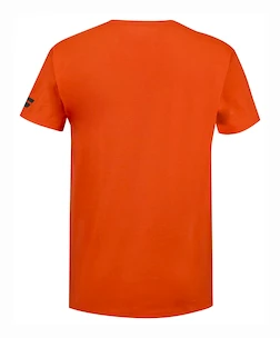 T-shirt pour homme Babolat  Exercise Babolat Tee Men Fiesta Red M