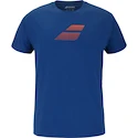 T-shirt pour homme Babolat  Exercise Big Flag Tee Men Dark Blue