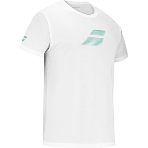 T-shirt pour homme Babolat  Exercise Big Flag Tee Men White