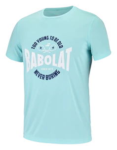 T-shirt pour homme Babolat  Exercise Graphic Tee Men Angel Blue XXL