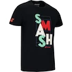 T-shirt pour homme Babolat  Exercise Message Tee Men Black