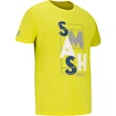 T-shirt pour homme Babolat  Exercise Message Tee Men Blazing Yellow