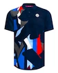 T-shirt pour homme BIDI BADU  New York 2024 Polo Dark Blue/Red