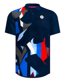 T-shirt pour homme BIDI BADU New York 2024 Polo Dark Blue/Red