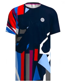 T-shirt pour homme BIDI BADU New York 2024 Tee Dark Blue/Red