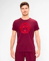 T-shirt pour homme BIDI BADU  Protected Leafs Chill Tee Bordeaux M