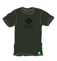 T-shirt pour homme CCM Nostalgia LEAF S/S TEE DARK GREEN