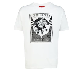 T-shirt pour homme CCM Nostalgia POSTER S/S TEE White