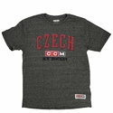 T-shirt pour homme CCM  Old Practice Tri Tee Czech Hockey