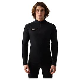 T-shirt pour homme CCM Outdoor Thermal LS Shirt Black