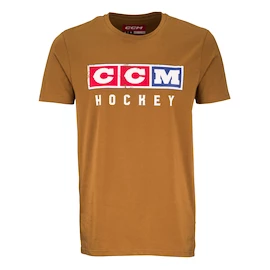 T-shirt pour homme CCM Vintage Fall SS Tee Wood